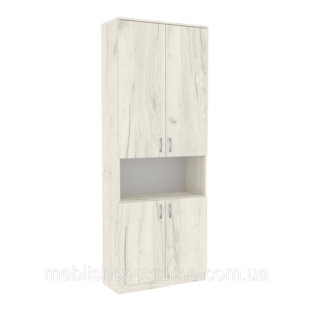 Шафа з полицями і тумбою знизу. Шир 80 см., фото 1