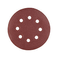 Шліфувальний круг Polax на липучці самозачіпній 125 мм, К220, з отворами (54-220)