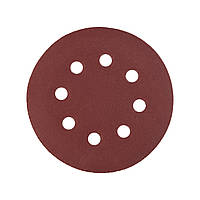 Шліфувальний круг Polax на липучці самозачіпній 125 мм, К400, з отворами (54-223)