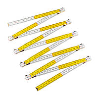 Лінійка дерев'яна складна Polax 2 м (38-072)