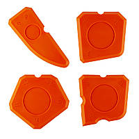 Набір шпателів для силікону Polax 4 шт (100-463)