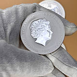 Срібна монета Австралія 1 долар 1 унція срібла Рік Коня 2014, фото 7