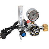 Проточний контролер витрати газу U30-AR40P-220 з нагрівачем 220В, універсальний (аргон/CO₂), фото 4