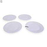 Набір білих тарілок 17,5 см 4 шт, фото 3