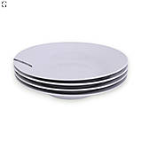 Набір білих тарілок 20см 4 шт, фото 6