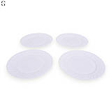 Набір білих тарілок 17,5 см 4 шт, фото 5