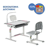 Дитяча парта-трансформер зі стільцем Cubby Lupin Pink з жорсткою фіксацією