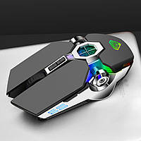 Професійна ігрова комп'ютерна миша RGB бездротова Сірий