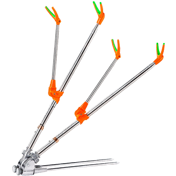 Підставка тримач телескопічна 240 см універсальна на 2 вудилища