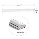 Молдинг 3000х20х8,5 мм Білий зі сріблом SW-00002674, фото 2