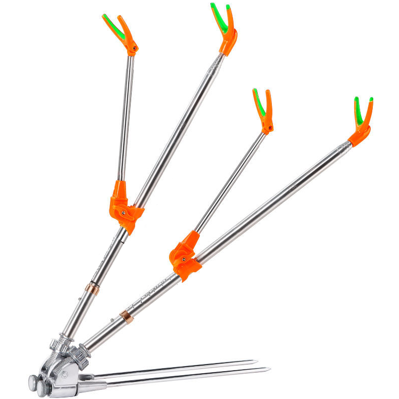 Підставка тримач телескопічна 240 см універсальна на 2 вудилища