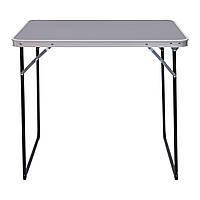 Стіл для пікніка розкладний 80×60×5.5 (см) Чорний Lugi JY-8060B