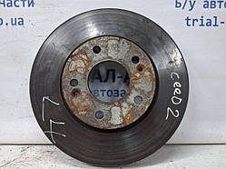 Диск тормозной передний Kia Ceed JD 1.6 DIESEL D4FB 2012 (б/у)