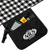 Килимок для пікніка NILS CAMP NC2310 300x200 см - чорно-білий, фото 3