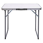 Стіл для пікніка розкладний 70×50×60 (см) Білий Lugi JY-5070W
