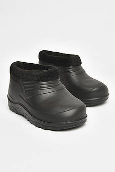 Галоші дитячі на флісі чорноого кольору р.33 204889M