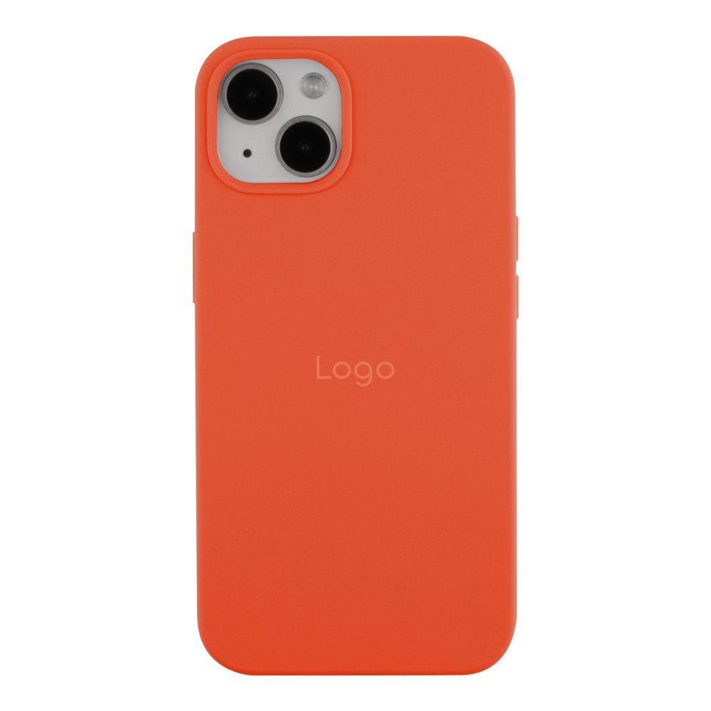 Чохол Silicone Case Full Size (AA) для iPhone 14 Колір 72.Kumquat, фото 1
