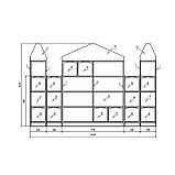 Стінка дитяча ігрова для іграшок Будиночок DS-851, фото 5