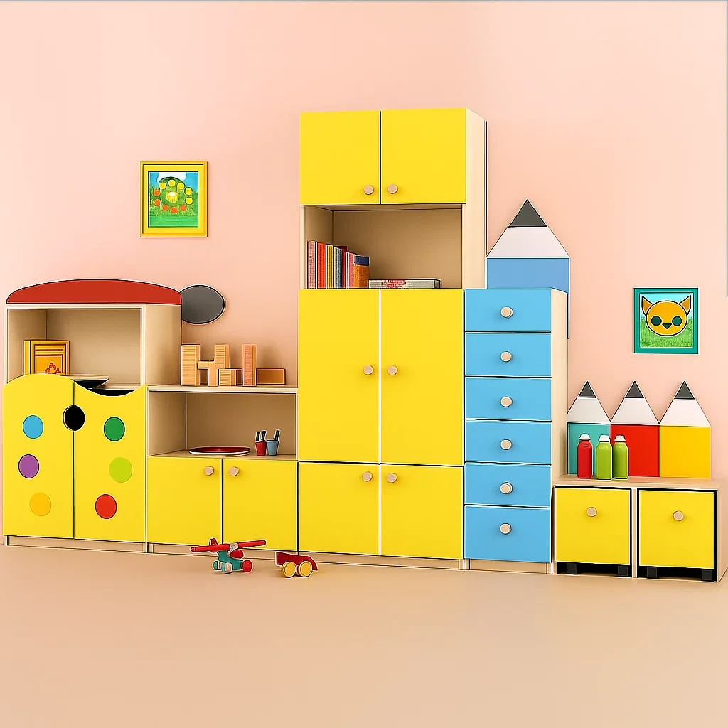 Стінка дитяча ігрова для іграшок "Олівець" DS-594, фото 1