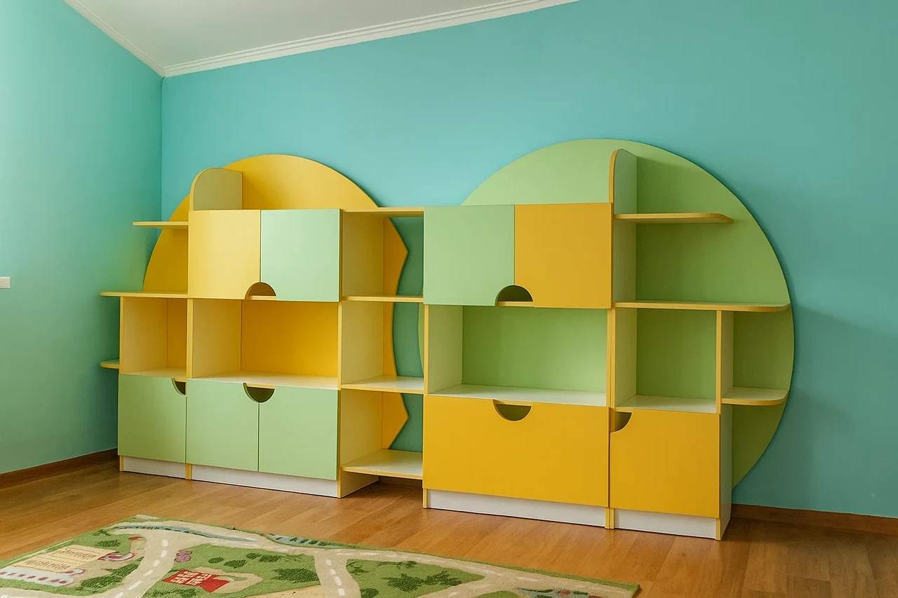 🧸 Дитяча стінка для іграшок “Сфера” DS-1800, фото 1