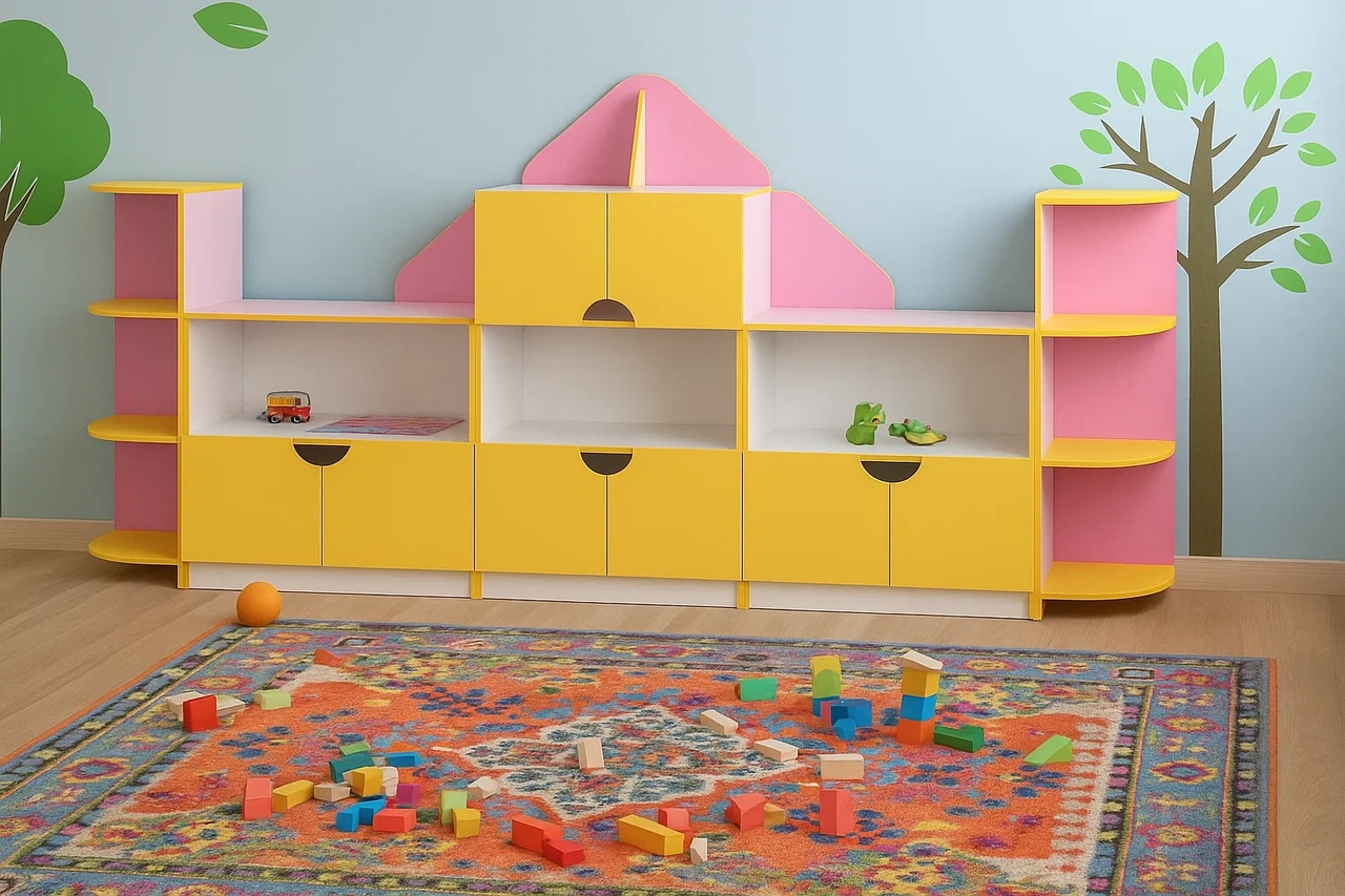 🧸 Дитяча стінка для іграшок «Будиночок» DS-2999, фото 1