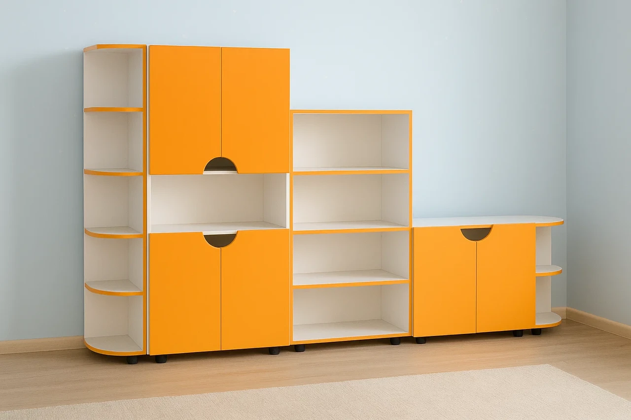 🧸 Дитяча стінка «Мініленд» на ніжках, фото 1