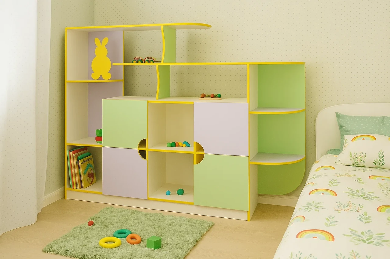 🧸 Дитяча стінка для іграшок «Карапуз», фото 1