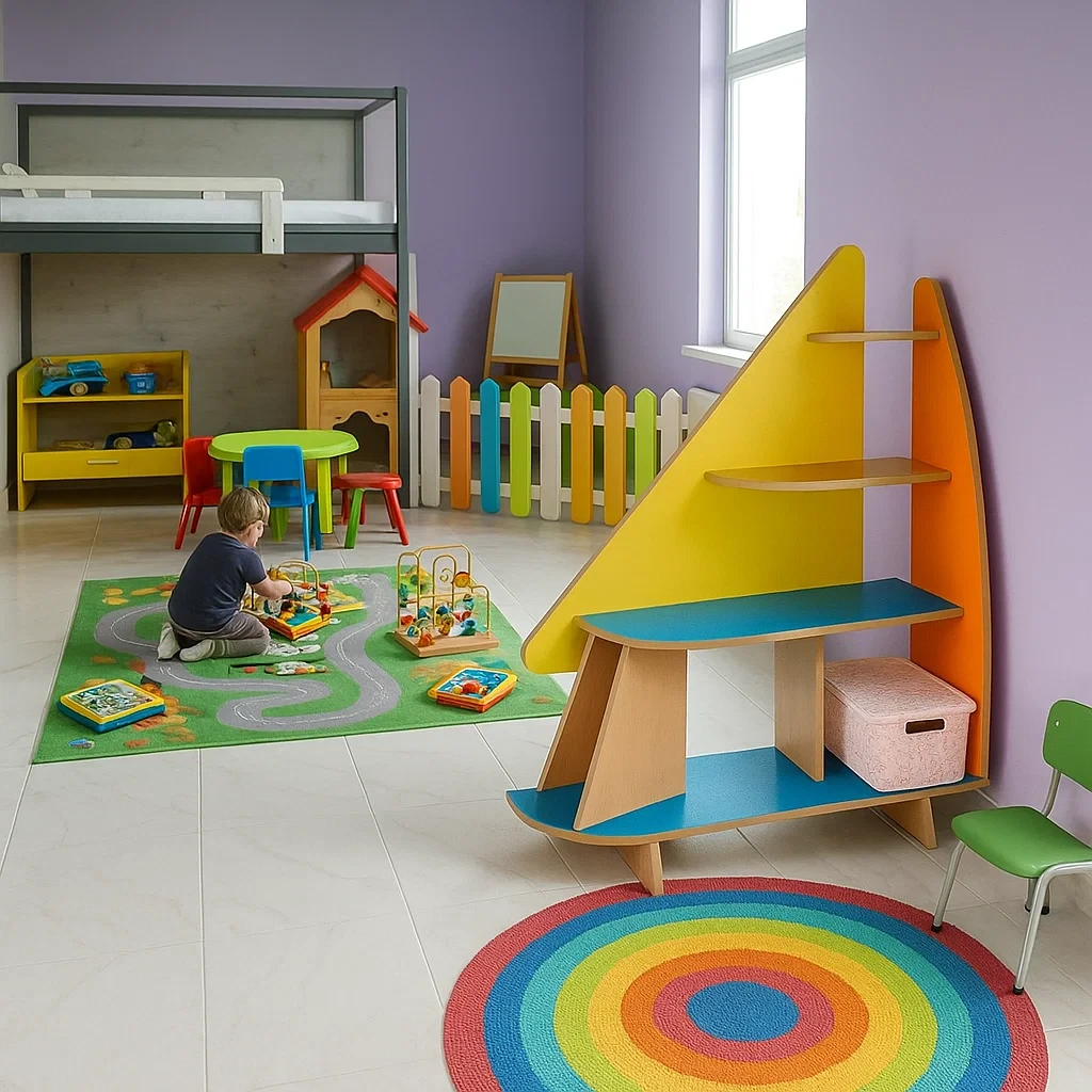 🌿 Дитяча ігрова стінка Парус DS-573, фото 1