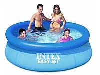 Надувний басейн Intex 28132 круглий 366 на 76 см 3853 л вініл