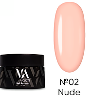 Vaлерi Валері гель для нарощування нігтів Builder Gel 30 мл No02 Nude