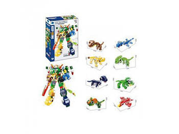 Конструктор 8в1 (динозаври+робот),791 деталь BB011 G-Rich