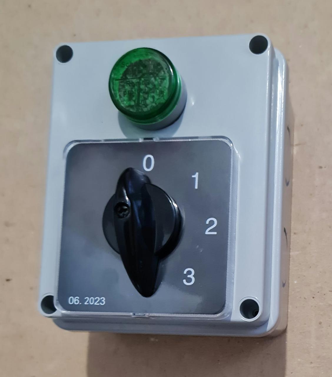 Ручний перемикач вибору фази 40А 0-1-2-3, фото 1
