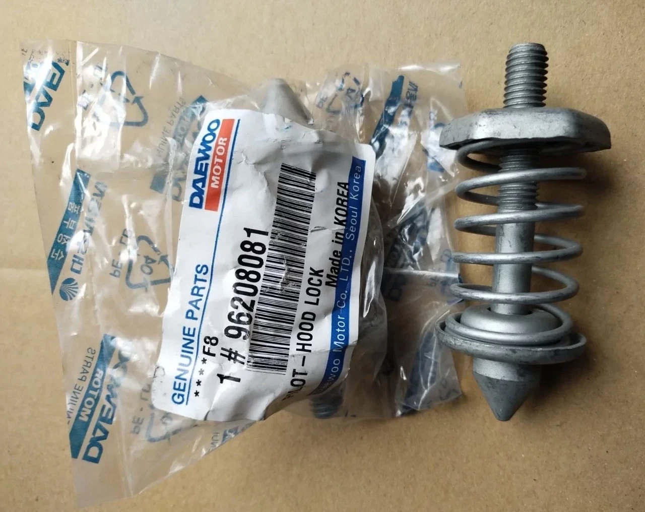 Механізм замика капота (шток) Нексія, Есперо GM 96208081