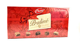 Шоколадні цукерки в коробці асорті Piasten Praline Red/Brown 400 г