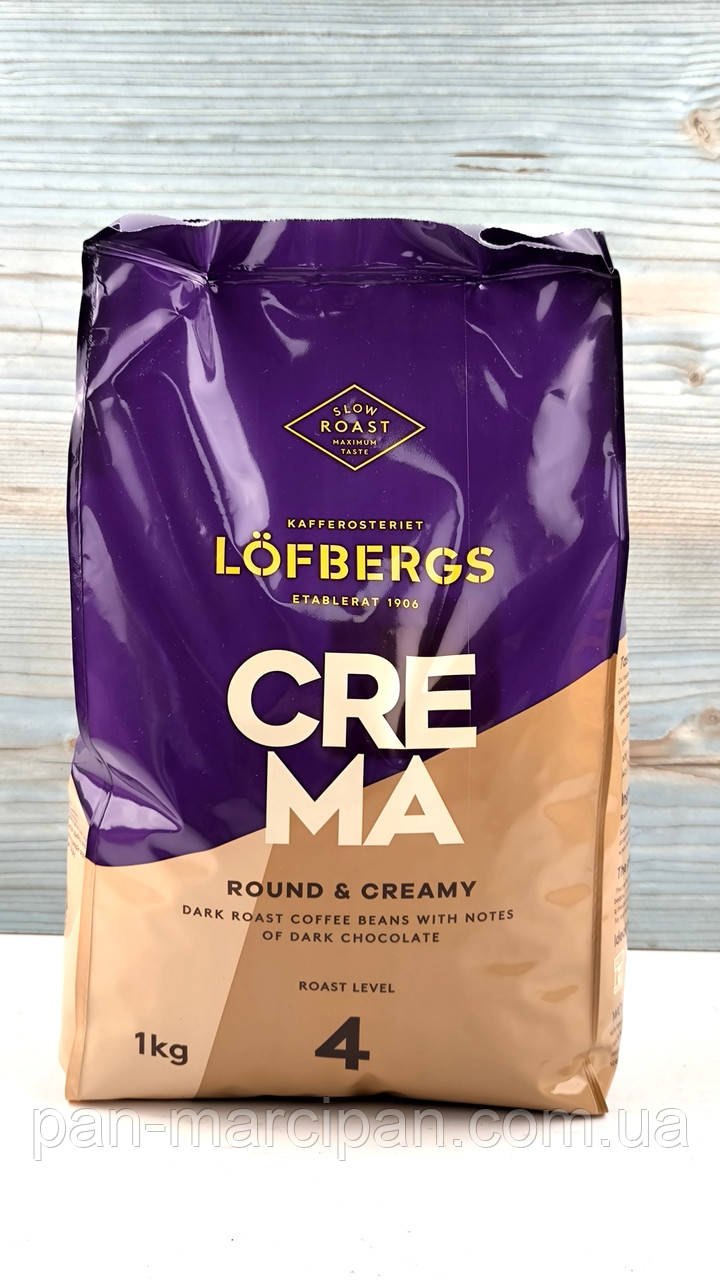 Кава в зернах Lofbergs Crema 1кг, фото 1