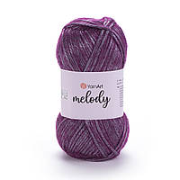 YarnArt MELODY (Ярнарт Мелоді) №883 фіолетовий (Пряжа напіввовна, нитки для в'язання)