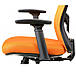 Сіткове комп'ютерне крісло офісне поворотне з підголівником оранжеве Dawn orange (E6132) Special4You, фото 4