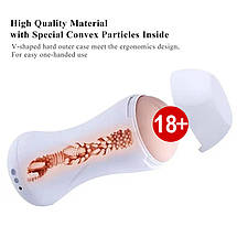 Мастурбатор із вібрацією Hismith Masturbation Cup, фото 5