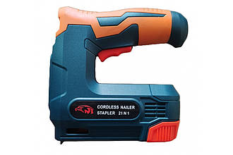 Електростеплер 2-в-1 F10 з вбудованим акумулятором, набір скоб 53 типу та цвяхів, акумуляторний меблевий степлер