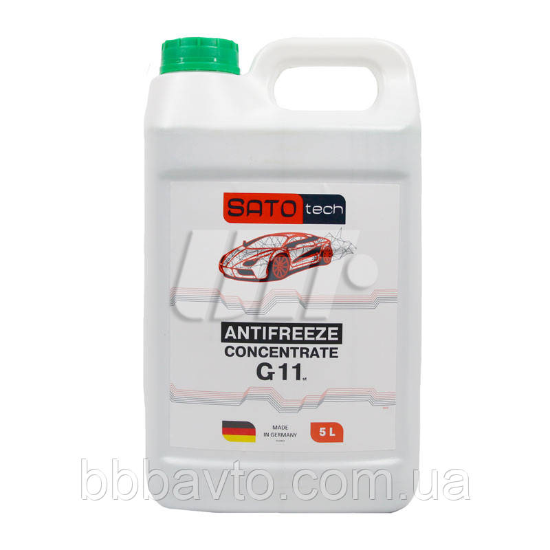 Антифриз READY MIX (-35С) SATO, G11 зелений 5 кг,, фото 1