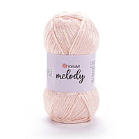 YarnArt MELODY (Ярнарт Мелоді) №896 персик (Пряжа напіввовна, нитки для в'язання)