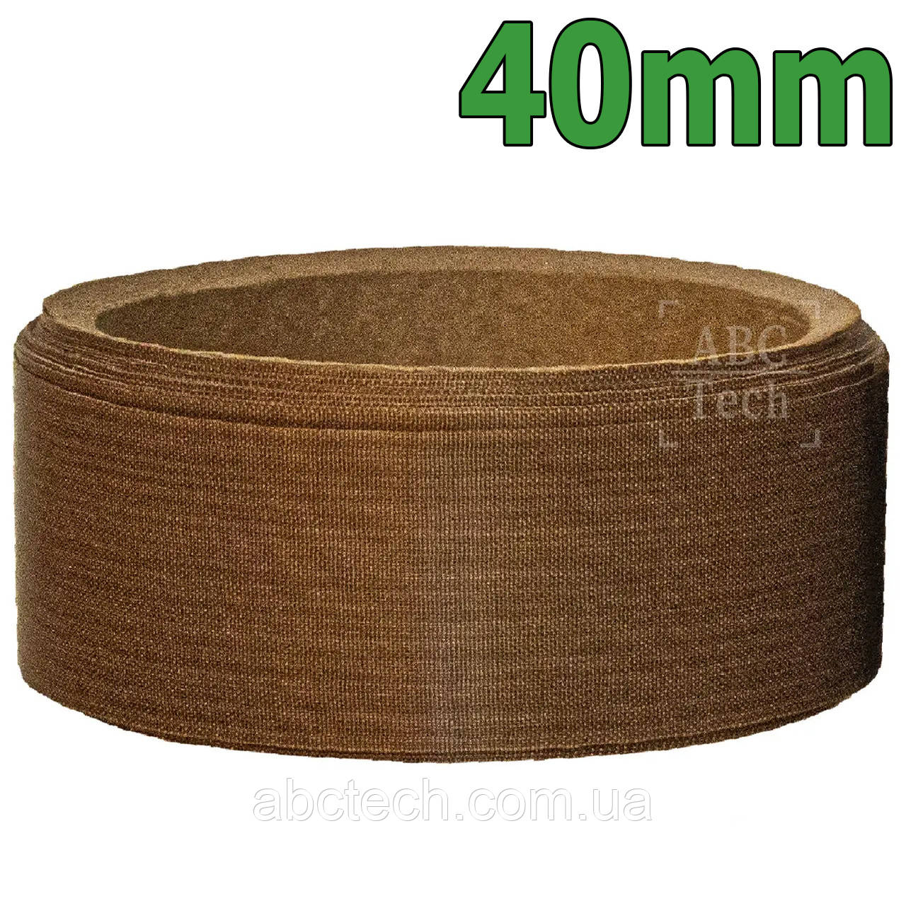 Тефлоновий рулон 40 мм Тефлонова стрічка моток 1 метр Склотканина термостійка 130 мкм PTFE 9013, фото 1