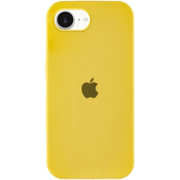 Чохол-накладка EpiK Silicone Case Full Protective (AA) для Apple iPhone 16e (6.1) Yellow, фото 1