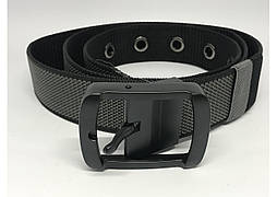 Чорно-сірий двосторонній чоловічий ремінь