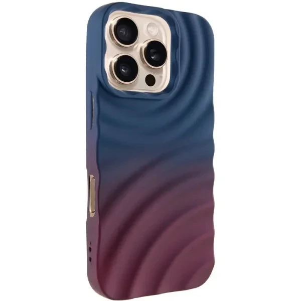 Чохол-накладка EpiK TPU ColorWave для Apple iPhone 16 Pro (6.3) Navy Blue Plum, фото 1