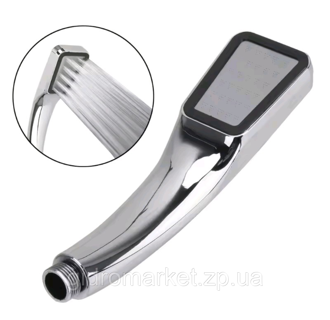 Лійка душова для слабкого тиску квадратна, фото 1