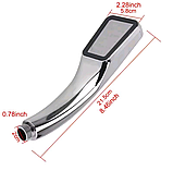 Лійка душова для слабкого тиску квадратна, фото 6