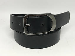 Жіночий шкіряний ремінь чорного кольору