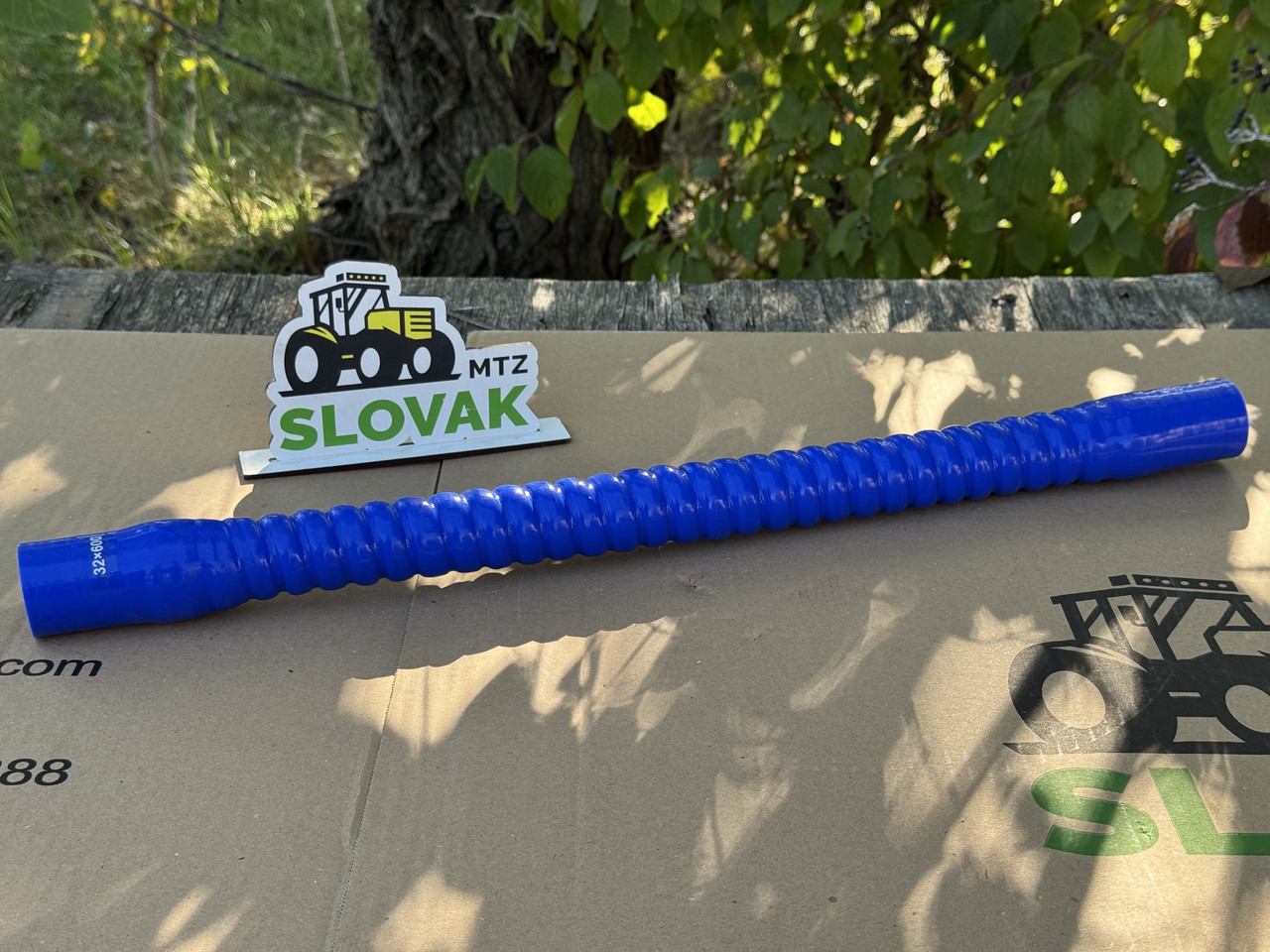 Патрубок силіконовий гофрований посилений Діаметр-32мм Довжина 600 мм (1-шт), фото 1