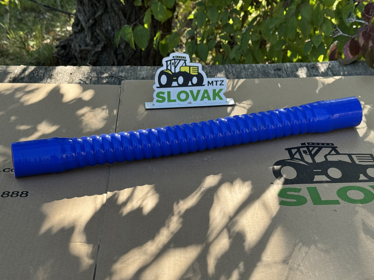 Патрубок силіконовий гофрований посилений Діаметр-45мм Довжина 600 мм (1-шт), фото 1